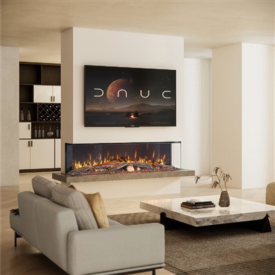 3stranné nápady na elektrický krb